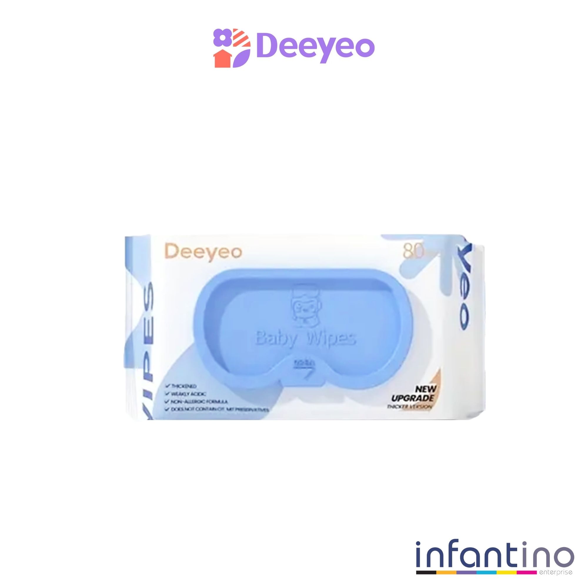 Deeyeo Baby Wipes Easy Carry (6pcs x 8) (48pcs)
